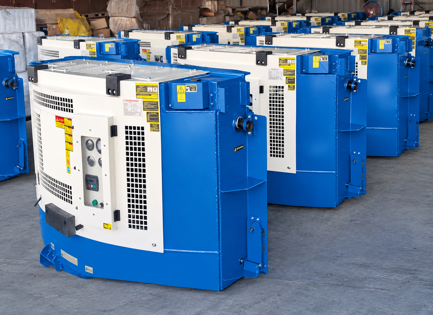 Industrial generator units